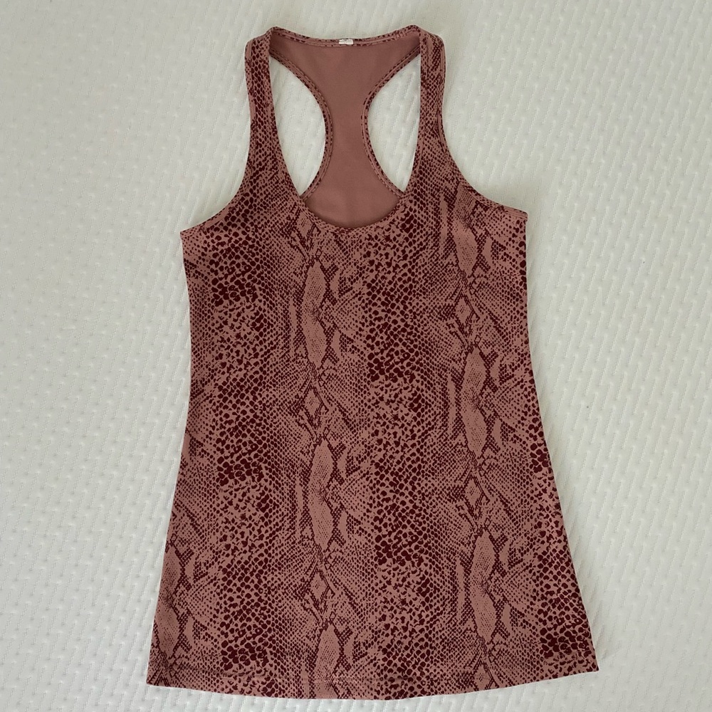 Lululemon Cool Racerback Desert Snake Bark Berry Multi